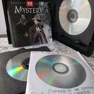 Classic Features; 50 Mystery Classics ranging from 1930s-50s DVD set